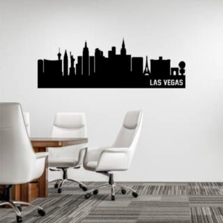 Las Vegas City  Skyline Metal Wall Decor