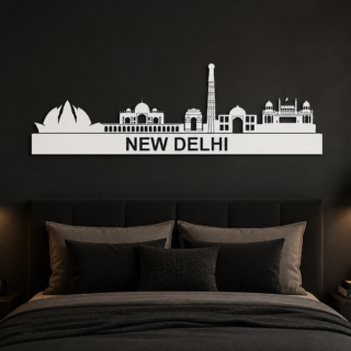 Delhi Skyline Wall Decor